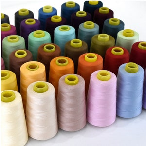 All Purpose Sewing Thread - Available in 70+ Colors - 3000 Yards Each