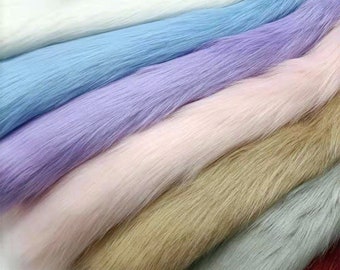 Long Pile Fur Fabric, Faux Fur Fabric, Cosplay Fur Fabric, Fursuit Material, Luxury Shag, Newborn Photo Prop craft fur