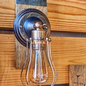 Whiskey Barrel Wall Light