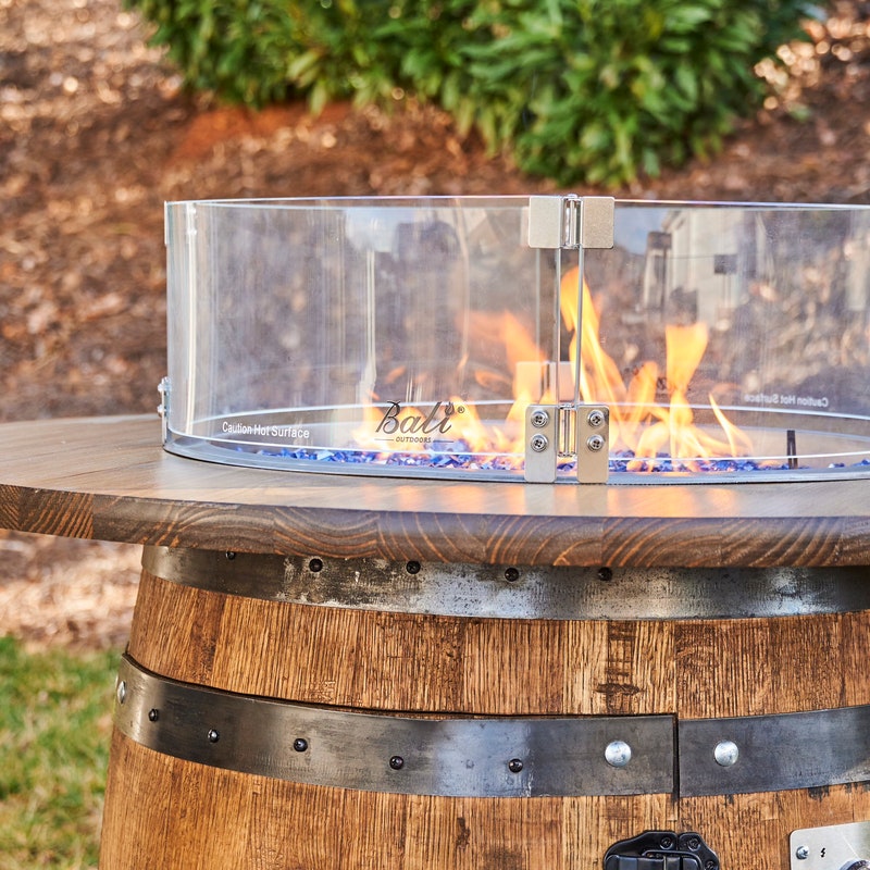 Wine Barrel Fire Table - Etsy