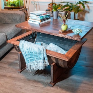 Whiskey Barrel Coffee Table