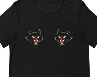 Screaming Kitty T*tties Tee