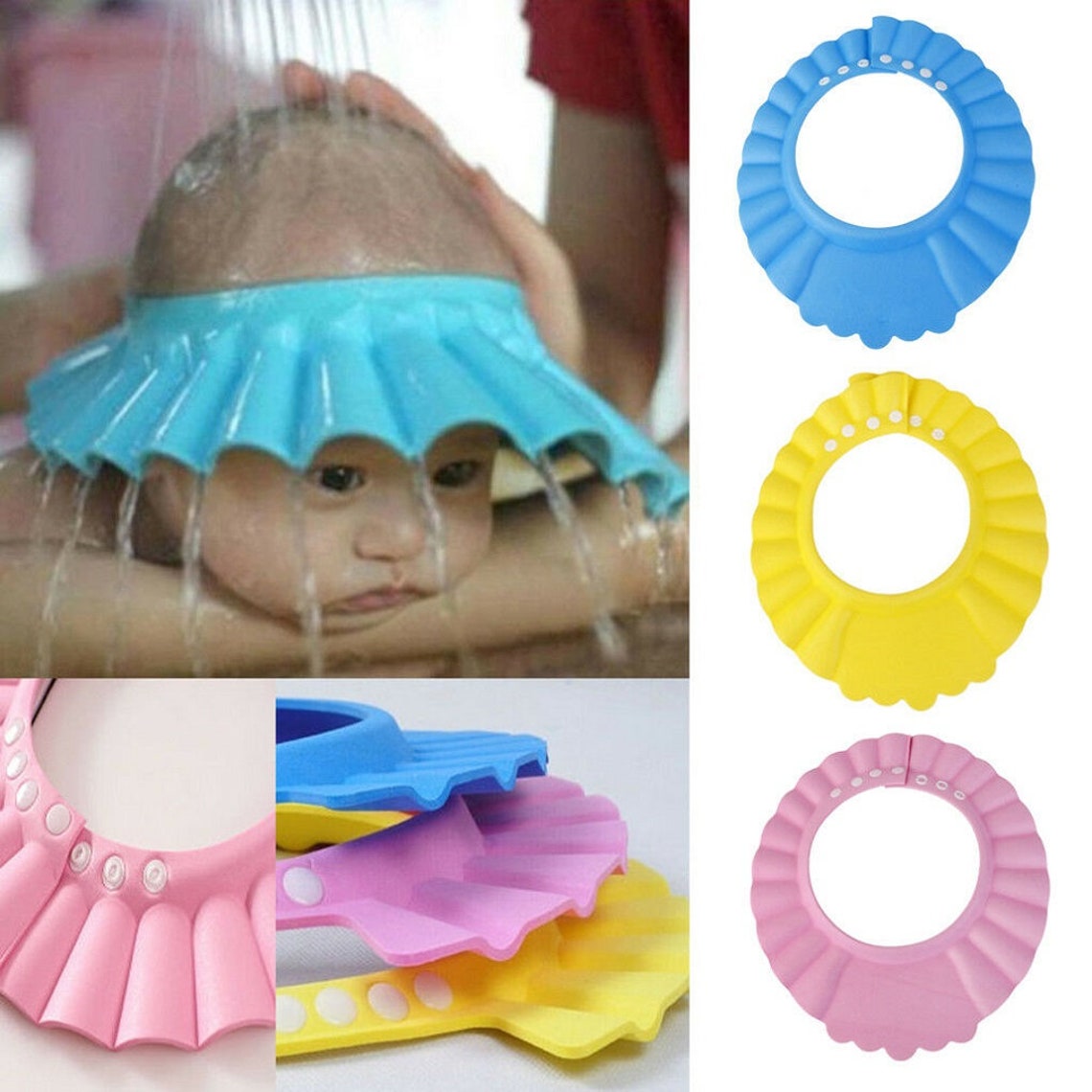 Baby Shower Cap Shampoo Cap Hair Wash Cap For Kids Bath Etsy