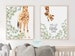 Giraffe, Giraffe Prints, Nursery Prints, Nursery Decor, Safari Nursery, Safari Animals, Gender Neutral Nursery Decor, Hello Little One 