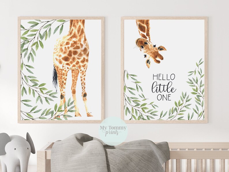 Giraffe Giraffe Prints Nursery Prints Nursery Decor Safari Etsy UK