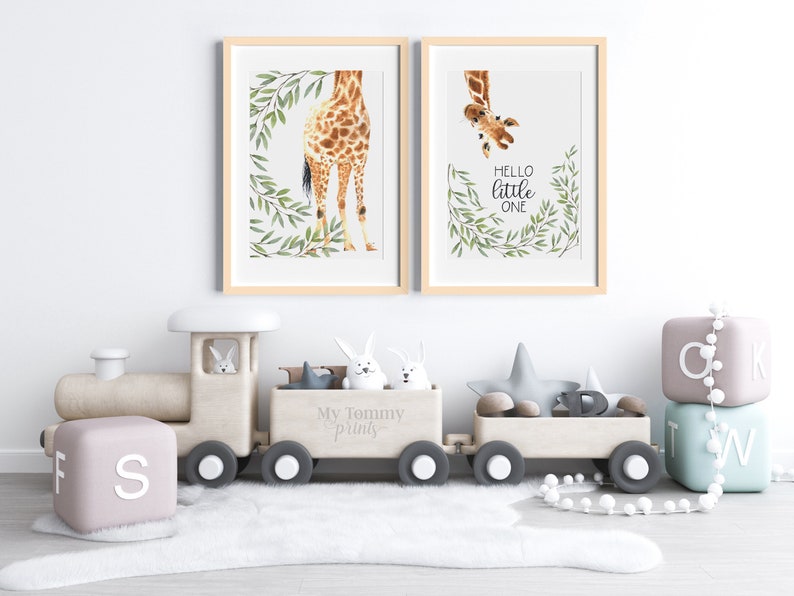 Giraffe Giraffe Prints Nursery Prints Nursery Decor Safari Etsy UK