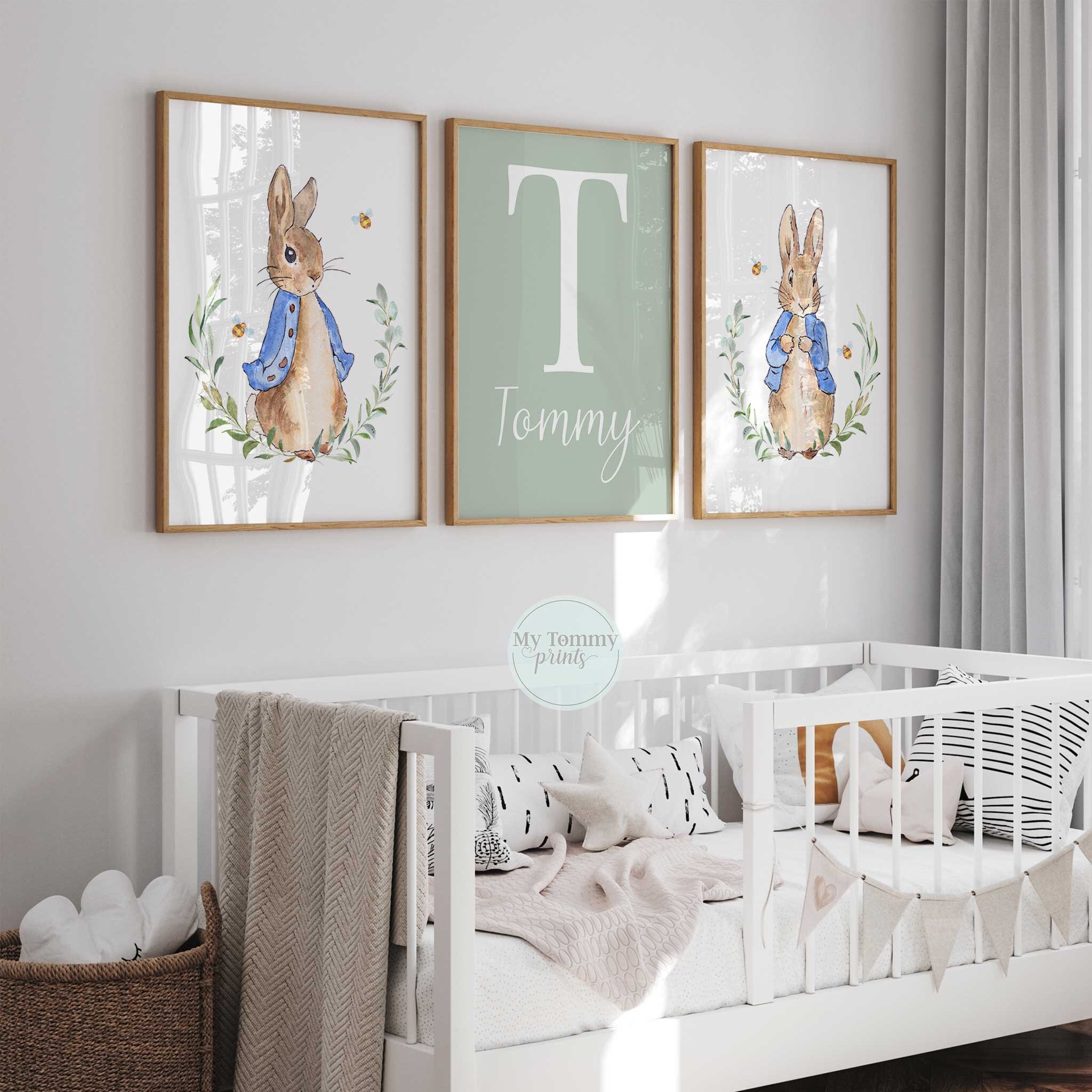 Babys Nursery Prints Peter Rabbit Wall Art New Baby Gift Etsy