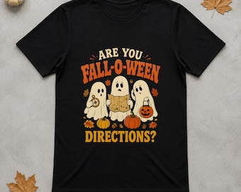 Are You Fall-O-Ween Directions Shirt, Funny Ghost Teacher Tee, Retro Halloween Sweatshirt, Cute Spooky Hoodie,Ghost Teacher Shirt