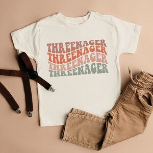 3rd Birthday Shirt, Threenager Toddler Shirt,3rd Birthday Gift Shirt, 3rd Birthday Party Shirt,Funny Kids Shirt,Kids Trendy Outfit,Party Tee