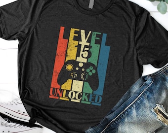 15th Birthday Shirt, Birthday Shirt, 15th Birthday Girl, Fifteenth Birthday Gift, 15th Birthday Gift,Hello Fifteen Est 2007, Cute Turning 15