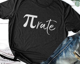 Pirate T-shirt, Happy Pi Day Shirt, Pi Symbol Shirt, Pi Day Shirt, Math Teacher Shirt, Pi rate Funny, Math Teacher Gift, Math Lover Shirt