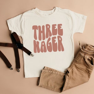 3rd Birthday Shirt, Threenager Toddler Shirt,3rd Birthday Gift Shirt, 3rd Birthday Party Shirt,Funny Kids Shirt,Kids Trendy Outfit,Party Tee
