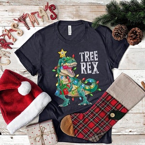 Tree Rex Christmas Shirt, Christmas T-Rex Shirt, Christmas Dinosaur Shirt, Funny Christmas Party Shirt, Toy Story Shirt, Christmas Shirt