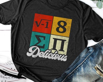 Funny Pi Day Shirt, I Ate Some Pie And It Was Delicious Shirt, Funny Math Shirt, Math Teacher Gift, Humorous Math Symbol Shirt, Pi Day