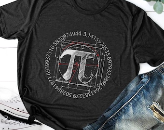 Pi Day Shirt, Teacher Shirt, Math Teacher Tee, Teacher Gift for Women, Pi Tee, Math Shirt, Funny Math Shirt, Teacher Appreciation Gift