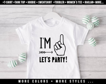 First Birthday Shirt, 1st Birthday Shirt Boy, One Shirt Boy, Boys 1st Birthday Shirt, Girls First Birthday, 1st Birthday Shirt, Im One