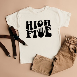 Boys 5th birthday high five shirt, fifth birthday shirt, 5th birthday shirt boy, boys fifth birthday shirt, 5th birthday tee, 5 years old