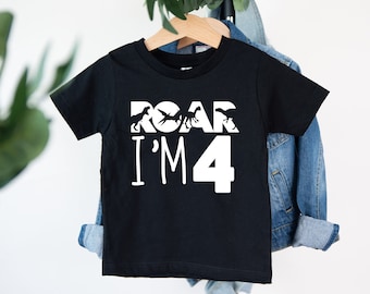 Four Asaurus Shirt, Four Year Birthday Shirt, Fourth Birthday Boy, 4th Birthday Shirt, Four Shirt, Four Birthday Party Shirt, Dino Shirt