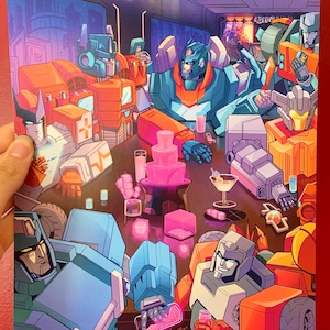 Transformers IDW MTMTE &quot;Slice Of Life&quot; A4 Art Print