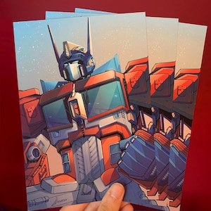 Transformers Optimus Prime Poster Art Print