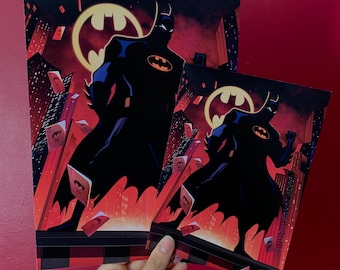バットマン アニメシリーズ A4 A5 ポスター アートプリント