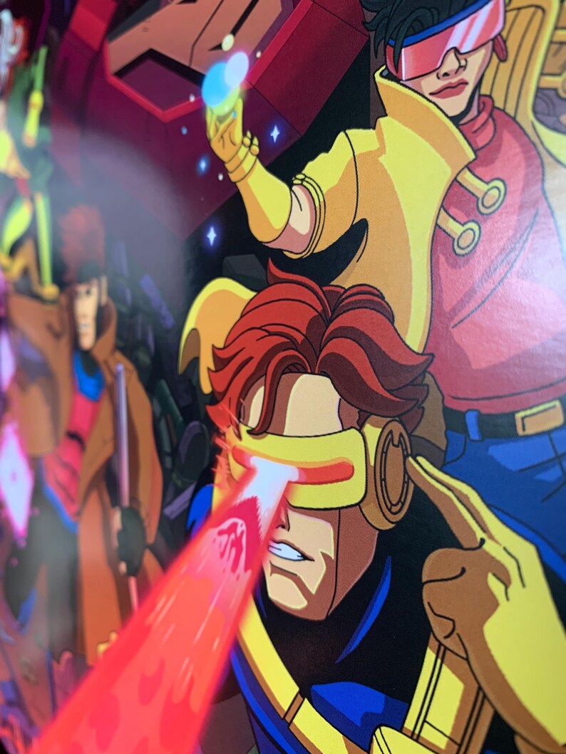 X-メン 97 アニメシリーズ アート A4、A3 ポスター プリント 画像 2