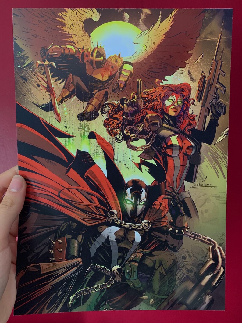 Spawn / the Scorched A4 A5 Comic Poster Art Print - Etsy