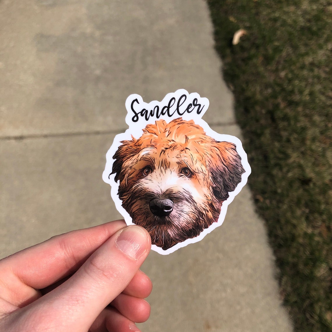Custom Pet Sticker Custom Dog Sticker Custom Cat Sticker Etsy