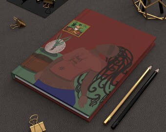 Hardcover Journal Matte "Hausa Hoodoo Dagin Arewa" | Black Femme Power