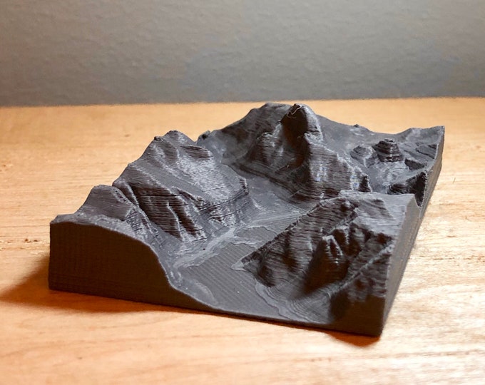 Mini Topographic Mini Yosemite Valley Topographic Model - Etsy