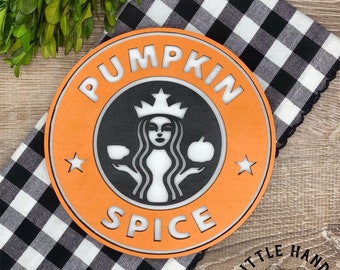 Starbucks Wood Sign Etsy