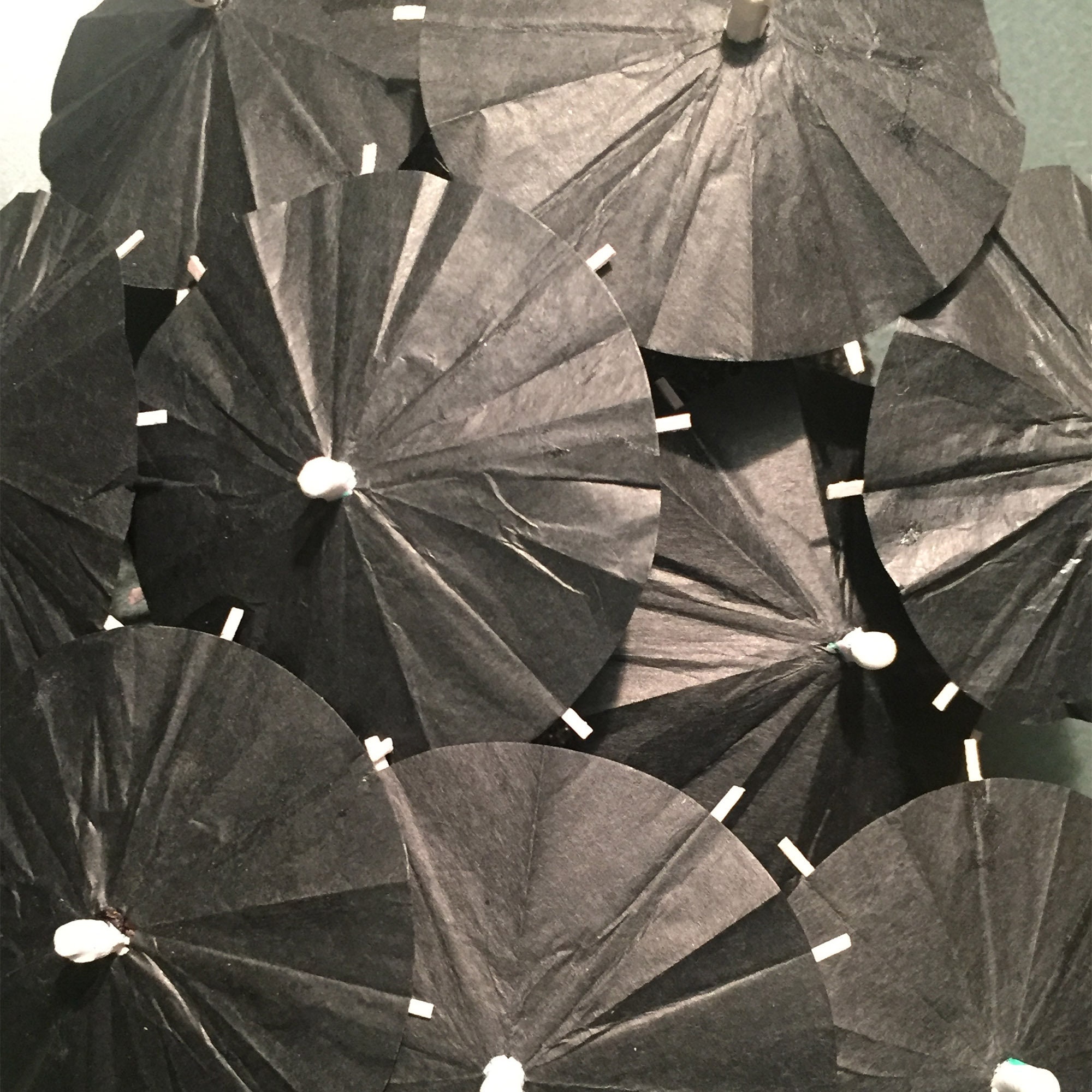 25 X Black Cocktail Umbrellas Drink Umbrella Handmade New Etsy