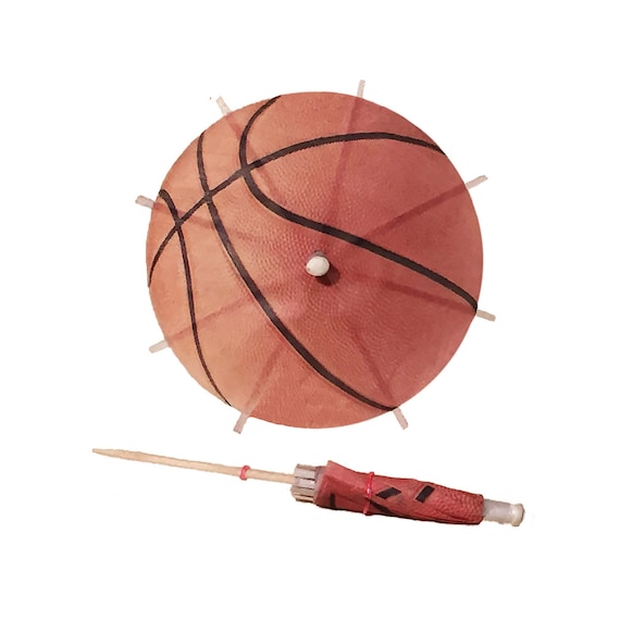 25 x Cóctel de baloncesto Paraguas de bebida Paraguas Hecho - Etsy España