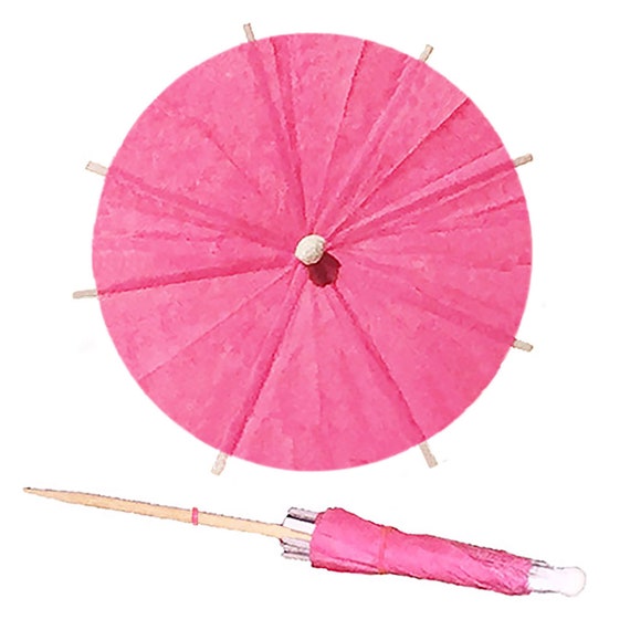 mini pink umbrella
