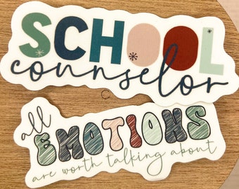 Waterproof Counselor Sticker, school Counselor, Coping skills Sticker, gifts for counselor, elementary school counselor, mental health