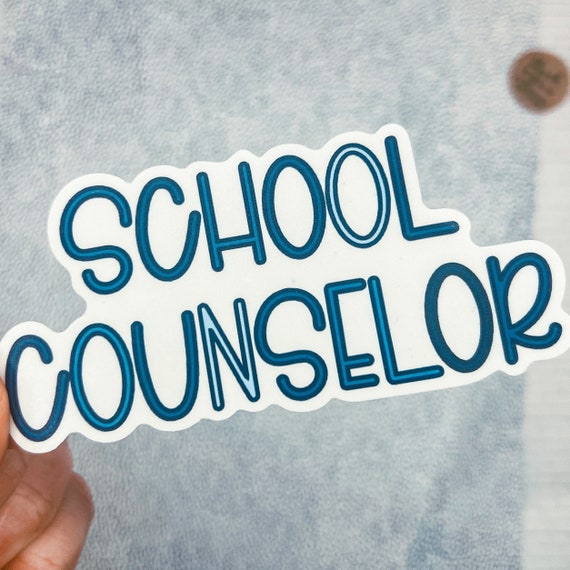 Waterproof Counseling Sticker, School Counselor Gift, Mental health, Elementary Middle High School Counselor, school counseling shirt