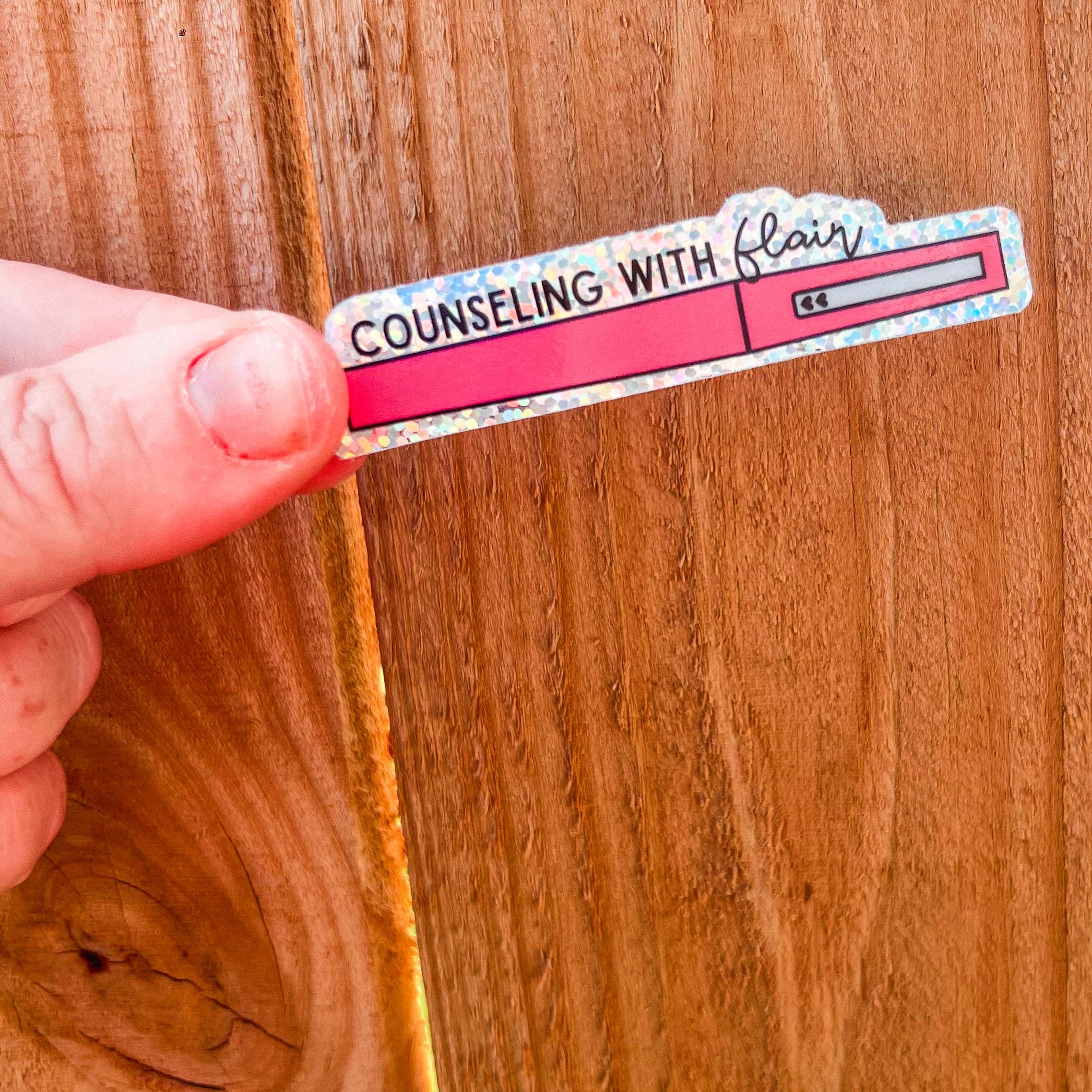 Waterproof Counseling Sticker, School Counselor Gift, Therapist Gift ...