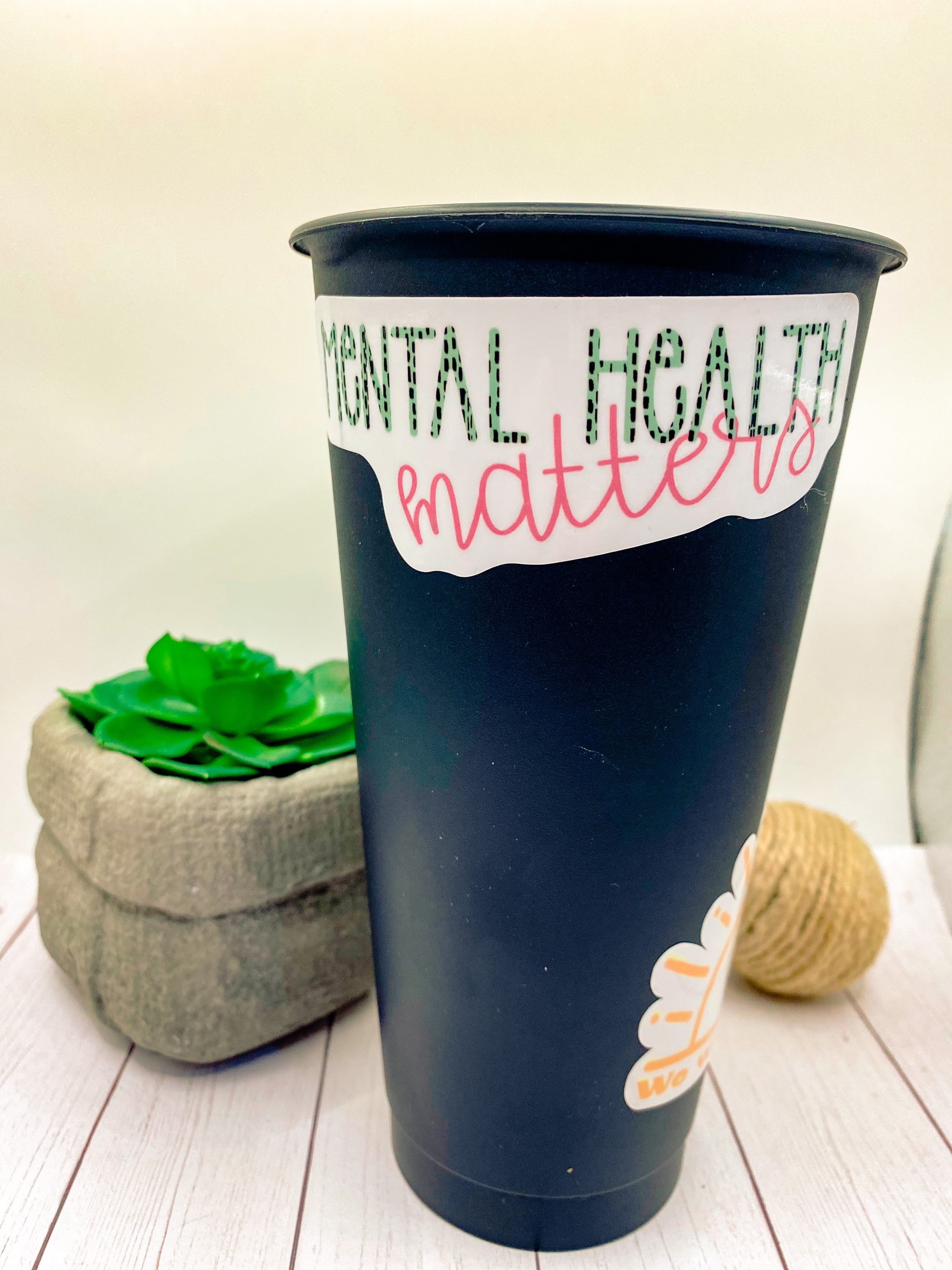 Waterproof Mental Health Matters Sticker School Counselor | Etsy