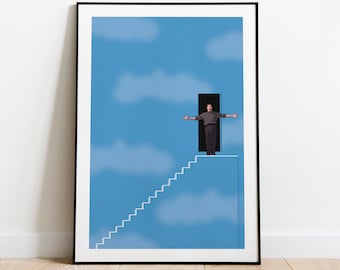 The Truman Show: Jim Carrey Minimalist Movie Poster (Digital Download)
