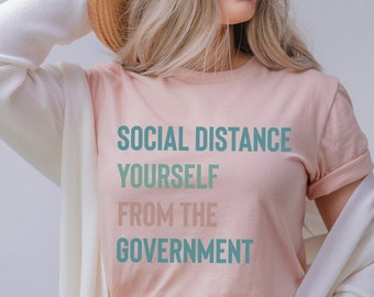 Social distancing tee, Freedom Patriotic Shirt, Conservative TShirts, Republican Gifts, American Patriot, medical freedom tee