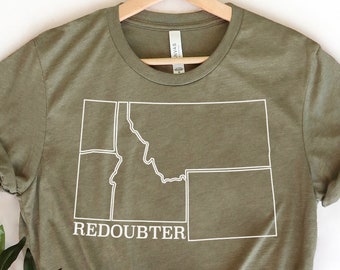 American Redoubt Tee, Redoubter T-Shirt, Patriotic Inland Northwest Shirt