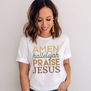 Praise Jesus Tee, Christian T Shirts, Christian Tee Shirts, Christian Shirts, Blessed Shirt, Religious Shirt, Christ Jesus Shirt