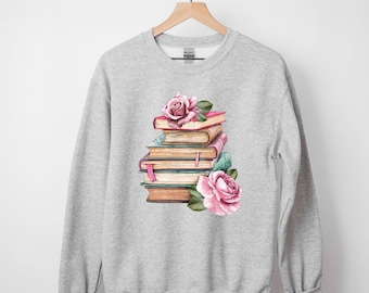 Book Lover Sweatshirt, Gift For Bookworm, Gift For Librarian, Library sweater, reading shirt, nerd shirt, Bookish Shirt, book addict