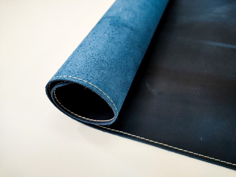 Personalized Leather Desk Mat desk mat custom size Full Etsy