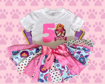 paw patrol birthday girl outfit