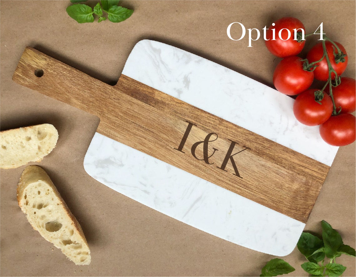 Personalized Engraved Marble Cutting Board with Handle Custom Etsy