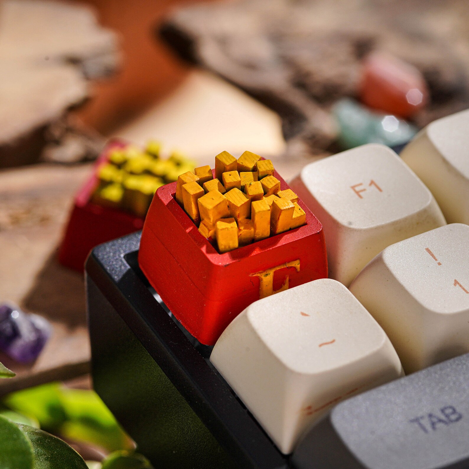 Fries Keycap Cute Keycap Food Artisan Keycap Food Keycap Etsy