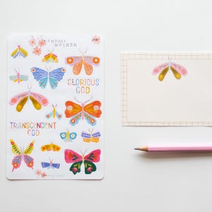 Glorious God Title Sticker Sheet | Attributes Of God Titles 01 | Planner Stickers | Journaling Stickers | Spring Inspired