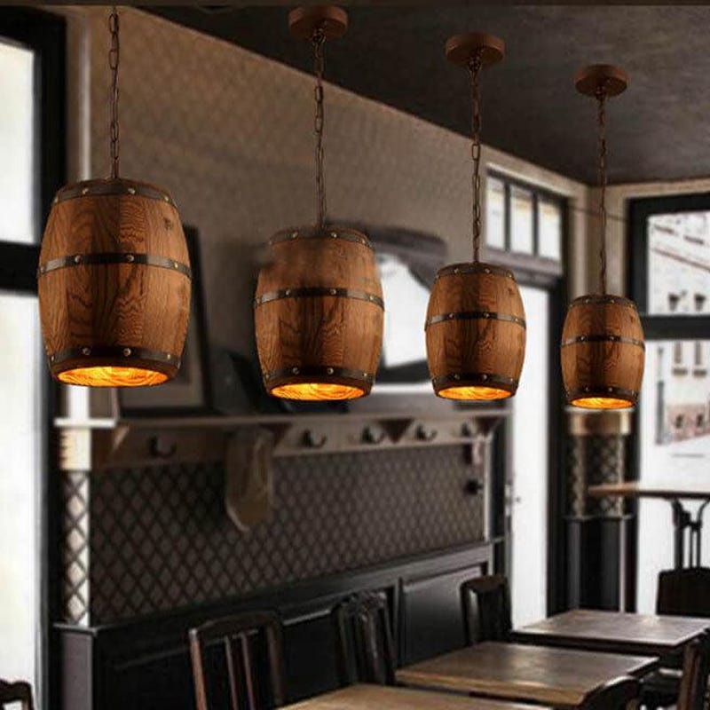Wine Barrel Chandelier - Etsy