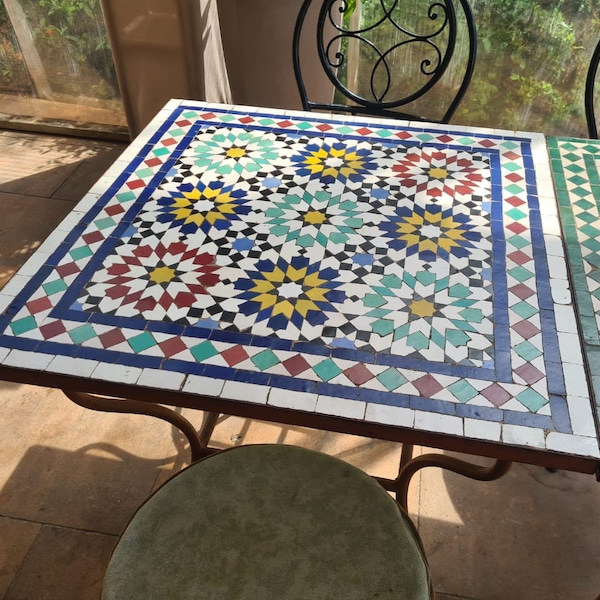 mosaic table : mosaic side table mosaic dining table a table lamp mosaic patio table this is mosaic art end table coffee table console table